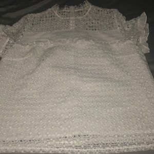 White lace blouse
